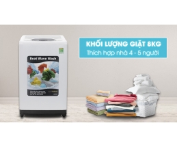 Máy giặt Hitachi 8kg SF-80XA 220-VT (WH)