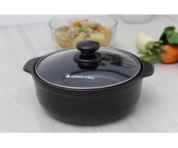 Nồi đất nắp kính 21 cm Dong hwa Tucbeghi G704
