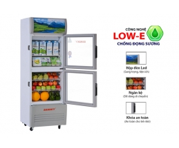 TỦ MÁT SANAKY 2 CÁNH LOW-E 200L VH258WL