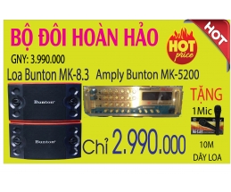 BỘ ĐÔI HOÀN HẢO (LOA + AMPLY)