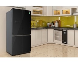 Tủ lạnh Hitachi Inverter 569 lít Multi Door R-WB640VGV0 GBK