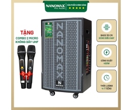 Loa Karaoke Nanomax SK-12X5 Bass 30cm Công Suất 360w