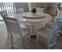 BỘ BÀN ĂN MẶT ĐÁ 6 GHẾ(1M2)