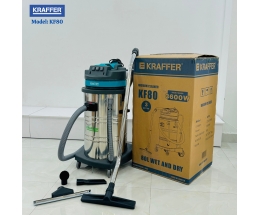 Máy hút bụi nước công nghiệp Kraffer KF80 80L 3600W