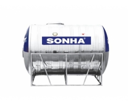 Bồn nước Inox 500L Sơn Hà ngang 