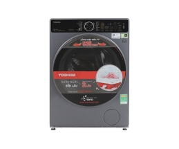 Máy giặt sấy Toshiba Inverter giặt 10,5 kg - sấy 7 kg TWD-T25BZU115MWV(MG) Tự động phân bổ nước giặt