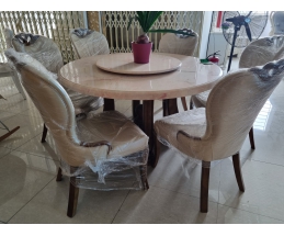 BỘ BÀN ĂN MẶT ĐÁ 6 GHẾ(1M3)