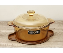 Nồi thủy tinh nắp thủy tinh 22 cm Visions VS-22/CL1 2.25 lít