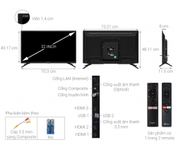 Android Tivi Casper 32 inch 32HG5000